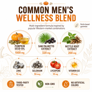 Gommose Premium all'Olio <span class=keywords><strong>di</strong></span> <span class=keywords><strong>Semi</strong></span> <span class=keywords><strong>di</strong></span> Zucca 1000mg con Saw Palmetto per il Supporto della Vitalità dei Capelli e della Vitalità Quotidiana Maschile - Ingrosso - Product Image 5