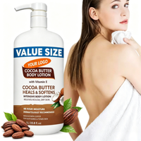 Crème Corporelle Hydratante et Éclaircissante au Beurre de Coco et Huile de Coco OEM, Nourrissante pour Peaux Sèches, Parfum Longue Durée