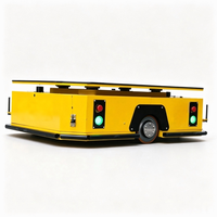 Chariot de transfert sans rail AGV, véhicule à guidage automatique, chariot à plateau alimenté par batterie, chariot électrique pour la manutention des matériaux en usine