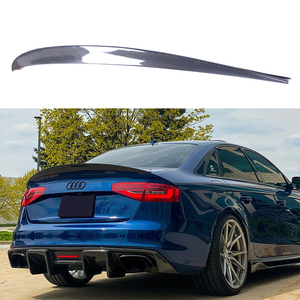 สปอยเลอร์หลังคาร์บอนไฟเบอร์ทรง Sedan สำหรับ B8 B8.5 ปี 2008-2016 - Product Image 1