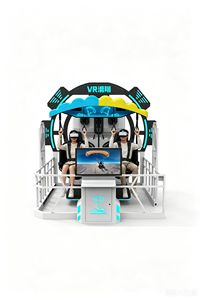 <span class=keywords><strong>Simulateur</strong></span> de vol VR à 2 places Colorful Park, machine d'arcade à monnayeur, jeu de vol en réalité virtuelle, équipement d'arcade VR - Product Image 6