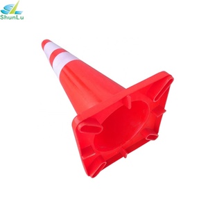 Cône de signalisation routière mini en PVC de 28 pouces, 700 cônes de signalisation routière, produit d'alerte routière - Product Image 3