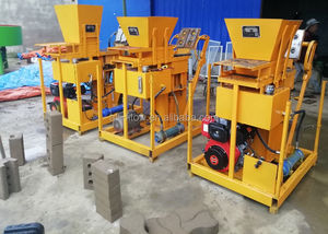 Machine à fabriquer des briques en béton emboîtables pour sols boueux souples QMR2-15 - Product Image 2