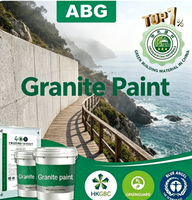 Peinture murale en pierre naturelle à faible teneur en poussière, distribution uniforme des grains, revêtement extérieur durable pour maisons jumelées et chalets