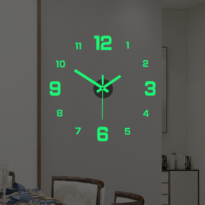 2025 Modern Design Large Wall <b>Clock</b> 3D DIY Quartz <b>Clocks</b> Fashion Watches Acrylic Mirror Stickers Living Room Home Decor Horloge - Product Image 2