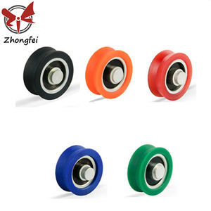 Roulettes de <span class=keywords><strong>porte</strong></span> et de fenêtre en U <span class=keywords><strong>mini</strong></span> avec roulement à billes 696 - Product Image 2