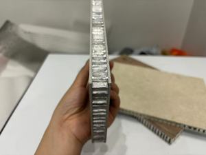 Composite <span class=keywords><strong>Lightweight</strong></span> Aluminium Plate Stone Waben platte für Fassaden fassaden verkleidung system - Product Image 2