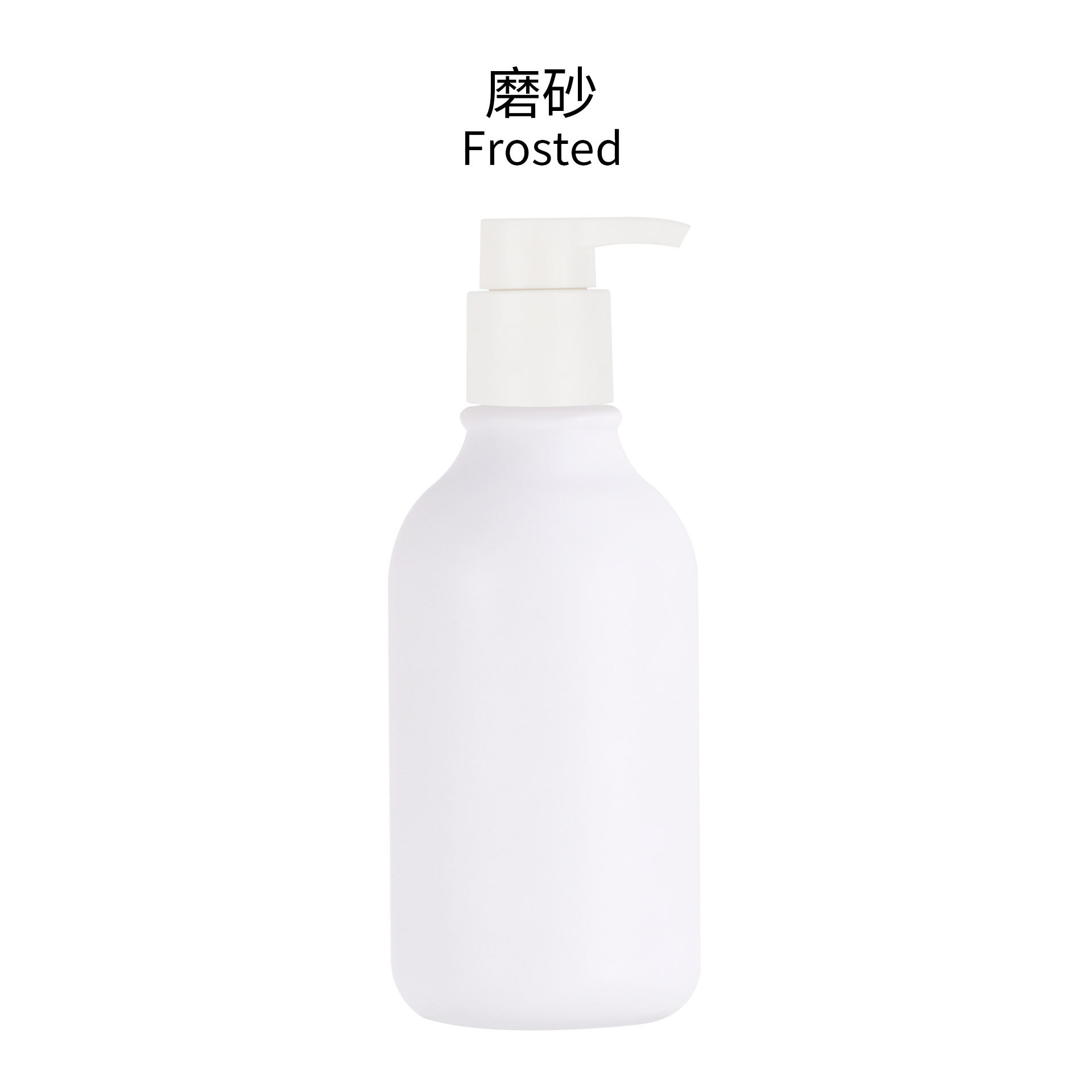 Flacon blanc mat F Pompe blanche