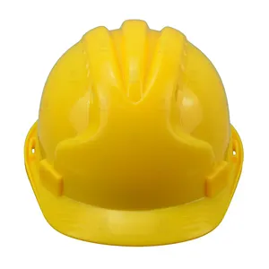 Matériaux ABS réglables doublure à boucle chapeaux de protection du travail chantier de construction casque de sécurité industriel