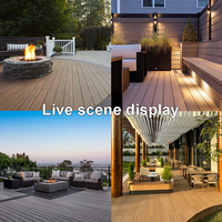 Bon prix, bonne qualité, lames de terrasse en bois composite WPC, résistantes au feu et à l'eau, pour jardin et salon