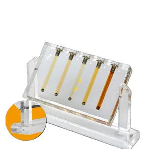 Soporte de exhibición de comparación de aceite de coche personalizado soporte de demostración de viscosímetro de aceite de transmisión acrílica - Product Image 1