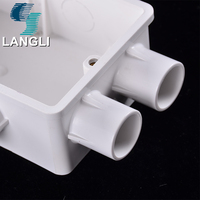 Boîte de jonction de boîte de jonction de boîte de commutateur électrique en PVC à 8 voies-une boîte de jonction multi-ports utilisée pour les connexions de branche de câblage