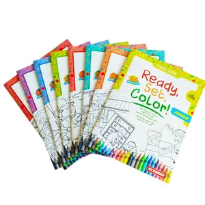 Libro personalizado de alta calidad para niños, para colorear, servicio de impresión