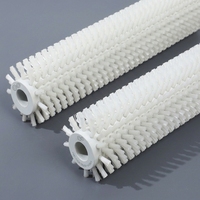 Brosse rotative à poils en nylon industrielle pour le nettoyage des panneaux solaires, pour les centrales photovoltaïques