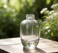 Flacon pompe pour lotion, diffuseur de parfum de luxe 35 ml, flacon en verre pour parfum, vernis à ongles, huiles essentielles, contenant cosmétique
