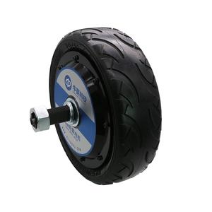 Hochleistungs 10 Zoll 48V 500W 40N.<span class=keywords><strong>m</strong></span> 1024 Draht-Encoder Bürstenloser DC-Servo-Radnabenmotor mit Gummireifen für Elektroautos - Product Image 1