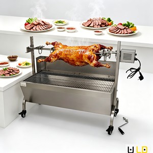 <span class=keywords><strong>Barbacoa</strong></span> Eléctrica de Carbón para el Mercado Europeo, Uso en Patio Trasero, Modo Dual, Asador Giratorio, Altura Ajustable, Automática, Desmontable para Cordero - Product Image 2