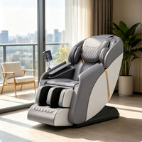 Fauteuil de massage Shiatsu de luxe à gravité zéro, le plus vendu, avec commande vocale IA, design pliable et portable, électrique, pour le corps entier, en promotion