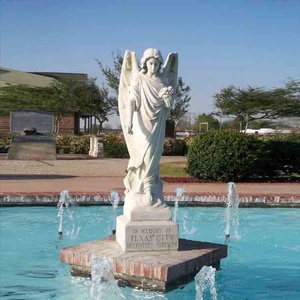 Statue d'ange en marbre de Dunedin, au <span class=keywords><strong>sud</strong></span>, avec des ailes brisées, pour monuments funéraires - Product Image 6