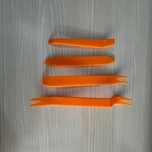 Juego de palancas para desmontar paneles de puertas de coche Guanqin, punta plana de plástico naranja para desmontaje e instalación de interiores - Product Image 2