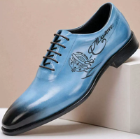 2026 Neue Cross-Border Formelle Herrenschuhe Britischer Stil Vollnarbenleder Echtleder Hochwertige Business-Casual Anzugschuhe
