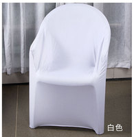 Housses de chaise décoratives pour mariage, housse extensible en spandex pour la maison, housse de chaise en plastique pour chaise à usage décoratif