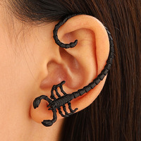 Punk gothique foncé Scorpion boucles d'oreilles pour femmes Vintage insecte mille-pattes Piercing boucles d'oreilles Halloween fête oreille décoration bijoux