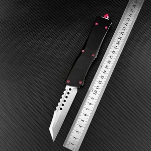 Couteau de poche multifonctionnel EDC pour l'extérieur, à ouverture coulissante, en acier D2, avec manche en aluminium, OEM, portable, pour le camping et la survie - Product Image 6