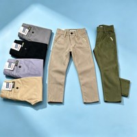 Pantalon chino décontracté extensible pour garçons, couleur unie, taille 16-20, 5,85 dollars, YQ273, plusieurs couleurs disponibles