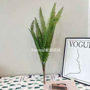 Feuilles de fougère artificielles Secret Garden, 74 cm, vertes, en plastique, décoration intérieure, accessoires de mariage - Product Image 4
