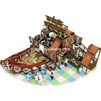 Nannan Grand équipement commercial de haute qualité pour enfants Tunnel de terrain de jeu intérieur Bateau de pirate en plastique Parc d'aventure pour tout-petits