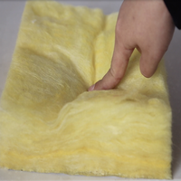 Couverture en laine de verre INSULWOOL haute densité, isolation thermique et acoustique économe en énergie pour plafond d'aéroport, norme européenne