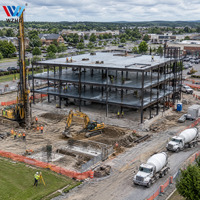 Bâtiment hôtelier à structure en acier sur mesure WZHG pour l'extension des complexes hôteliers et les nouveaux projets de construction d'hôtels commerciaux