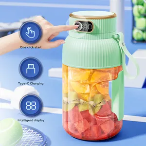 Ménage USB rechargeable grande capacité mélangeur de jus de fruits robot culinaire extérieur portable électrique <span class=keywords><strong>presse</strong></span>-agrumes mélangeur <span class=keywords><strong>presse</strong></span> - Product Image 3