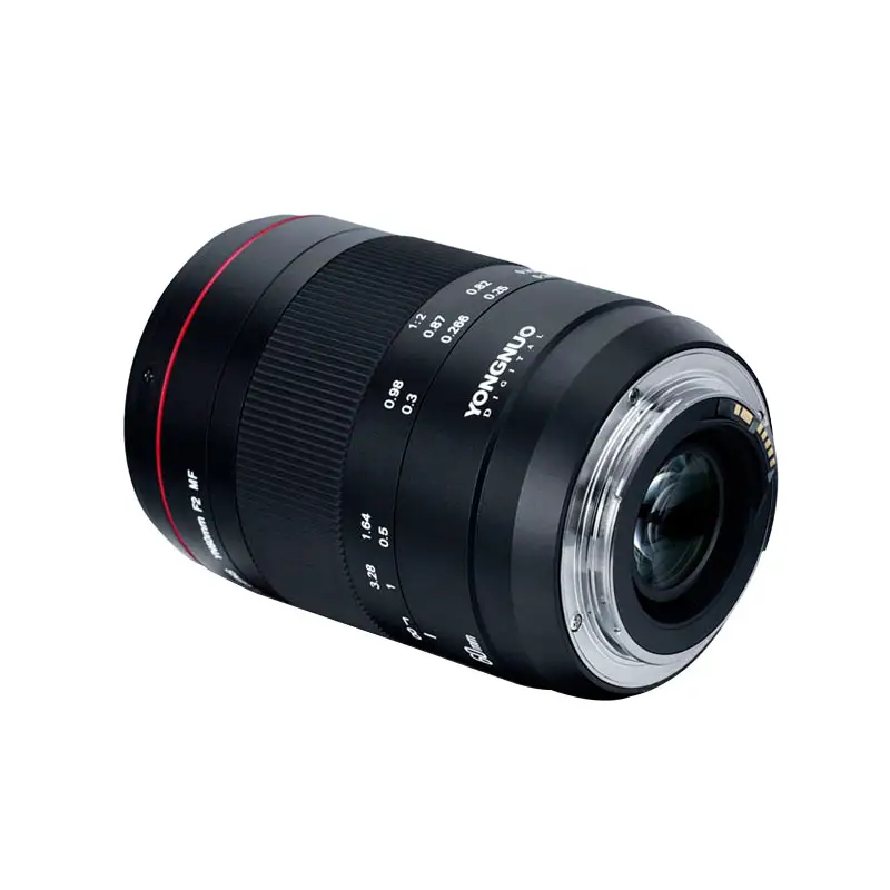 YONGNUO 렌즈 YN60mm F2 MF 0.234m 수동 포커스 매크로 렌즈 캐논 EOS 70D 5D2 5D3 600D DSLR 카메라 렌즈