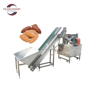 Industriële wortelschilmachine voor automatische fruit- en groenteschillen in fabrieken