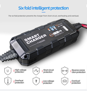 BYGD Smart 10A Cowhide Box <span class=keywords><strong>Moto</strong></span> Batterie Réparateur Pack Multi-Fonction 6V/12V Chargeur Voyage Utilisation CE Certifié 1 An - Product Image 3