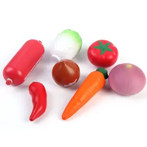 Popüler düşük fiyat Squishy topu Anti stres patates domates kişiselleştirilmiş stres topu özel şekil Chill sebze