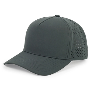Casquette de Baseball en Polyester 100% de haute qualité imperméable à l'eau trou découpé au Laser perforé séchage rapide Logo personnalisé casquette de Baseball en maille sportive - Product Image 5