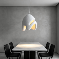 Lámpara Colgante LED Ajustable de Estilo Retro Minimalista para Techo Alto, Dormitorio, Restaurante, Decoración del Hogar