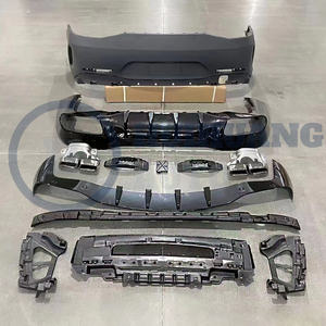 Nouveaux kits de carrosserie utilisés pour <span class=keywords><strong>Mercedes</strong></span> <span class=keywords><strong>Benz</strong></span> GT43 GT50 GT53 W290/X290 2018-2025 mise à niveau vers <span class=keywords><strong>GT63S</strong></span> <span class=keywords><strong>AMG</strong></span> matériau pp de pare-chocs de voiture - Product Image 6