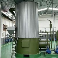 Chauffe-huile thermique horizontal industriel automatique 1400KW 2900KW pour usine de sel, à biomasse bois, basse pression, sortie huile chaude