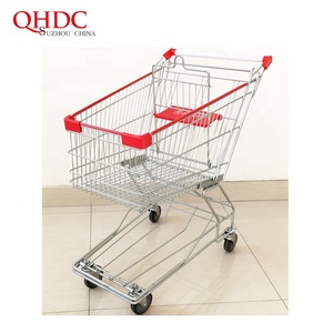 Chariot de supermarché chariot <span class=keywords><strong>4</strong></span> roues dimensions standard du chariot - Product Image 1