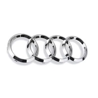 Audi A3/A4/A5/Q2/Q3/Q4/Q7/Q8/TT/S3/S4/S5/S6/S7 Support de capot auto-adhésif en ABS à 4 anneaux, couleur personnalisée, marque OEM