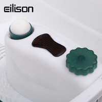 EILISON Bassin de pédicure portable chauffant, machine de désintoxication électrique, spa pour massage des pieds, 300W, 100-240V, contrôle de la minuterie