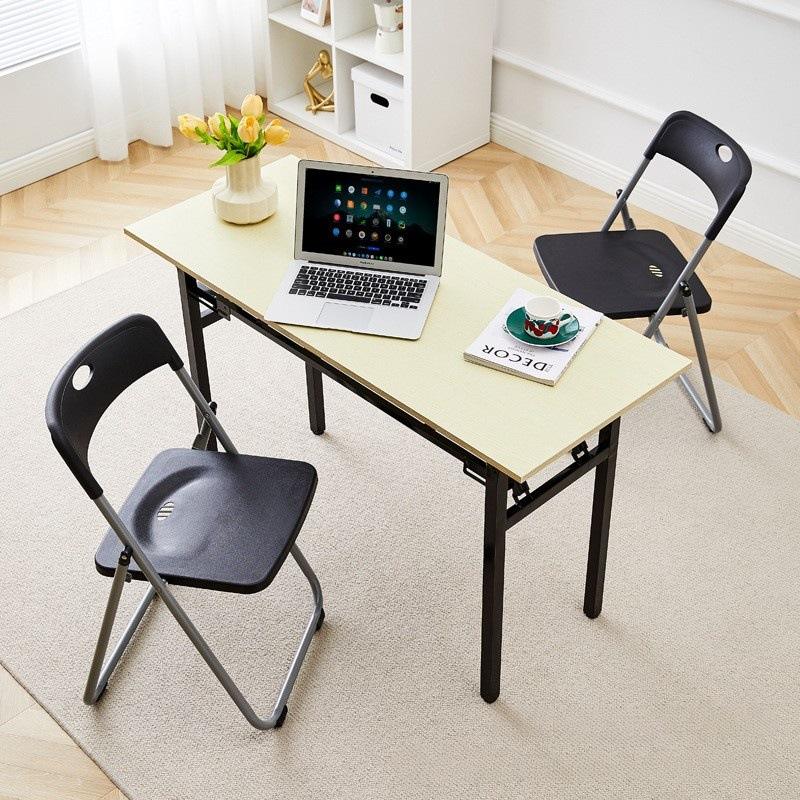 Key Table Writing Heavy Duty Foldable Computer Writing Desk, Freestanding Folding Office ...