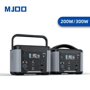 MJOO Backup Power Supplier With Wireless Charging 200W 300W 500W 1500W For Camping Outdoor Portable Power Station