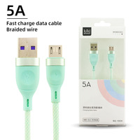 Câble Micro USB SD-249 Robuste 3A Charge Rapide Qualité Industrielle 1m Nylon Étanche pour Utilisation Extérieure
