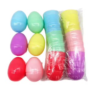 Œufs de Pâques en plastique souple pressé, classiques OEM, de 6 pouces de haut, 12 pièces/sac, <span class=keywords><strong>pour</strong></span> les jeux de <span class=keywords><strong>chasse</strong></span> <span class=keywords><strong>aux</strong></span> œufs de Pâques, Noël et autres occasions - Product Image 1