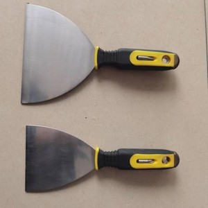 Rascador de cuchillos de 4 pulgadas y 6 pulgadas, hoja Flexible, espátula para masilla de hormigón, mango de goma y plástico con herramientas de punta de <span class=keywords><strong>METAL</strong></span> - Product Image 6